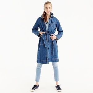 Jcrew Denim Trench